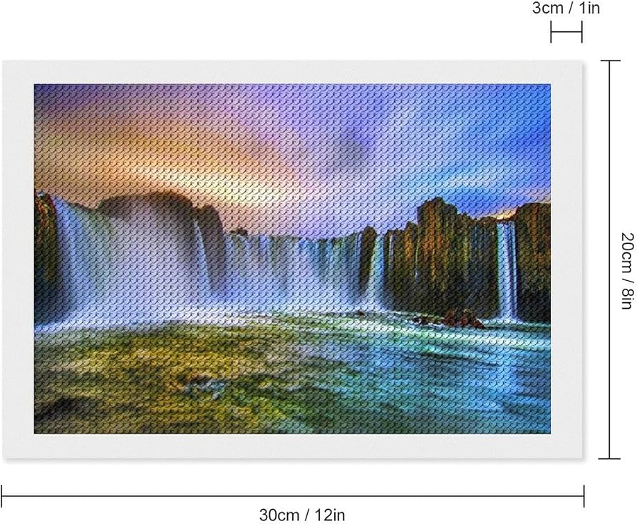 Amazon | ダイヤモンドアート キット 滝の景色 ダイアモンドビーズ絵画