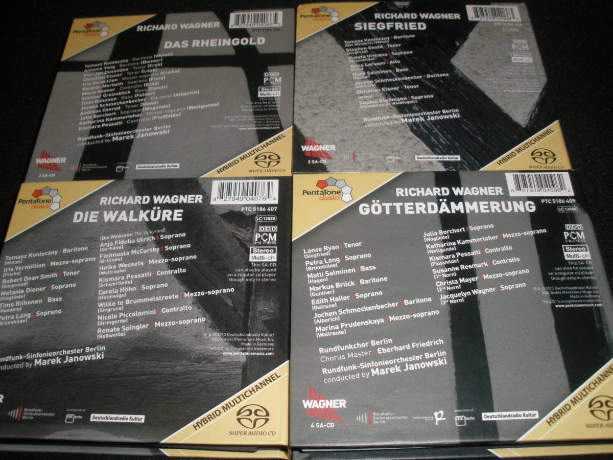 Amazon.co.jp: SACD ワーグナー ニーベルングの指環 ヤノフスキ ライン
