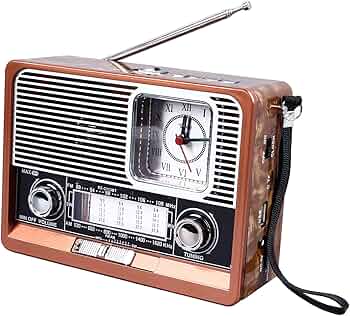 Amazon.co.jp: GOWENICレトロ BT FM AM SW ラジオ、ヴィンテージ