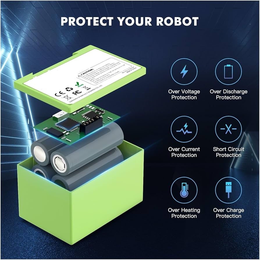 Amazon.co.jp: 14.4V 3200mAh I7 交換用バッテリー IRobot ルンバ E