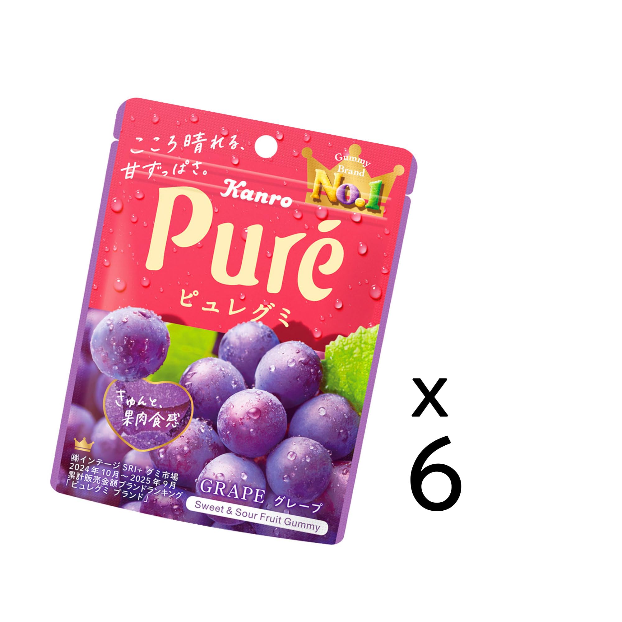 Amazon.co.jp: カンロ ピュレグミグレープ 56g×6個 : 食品・飲料・お酒