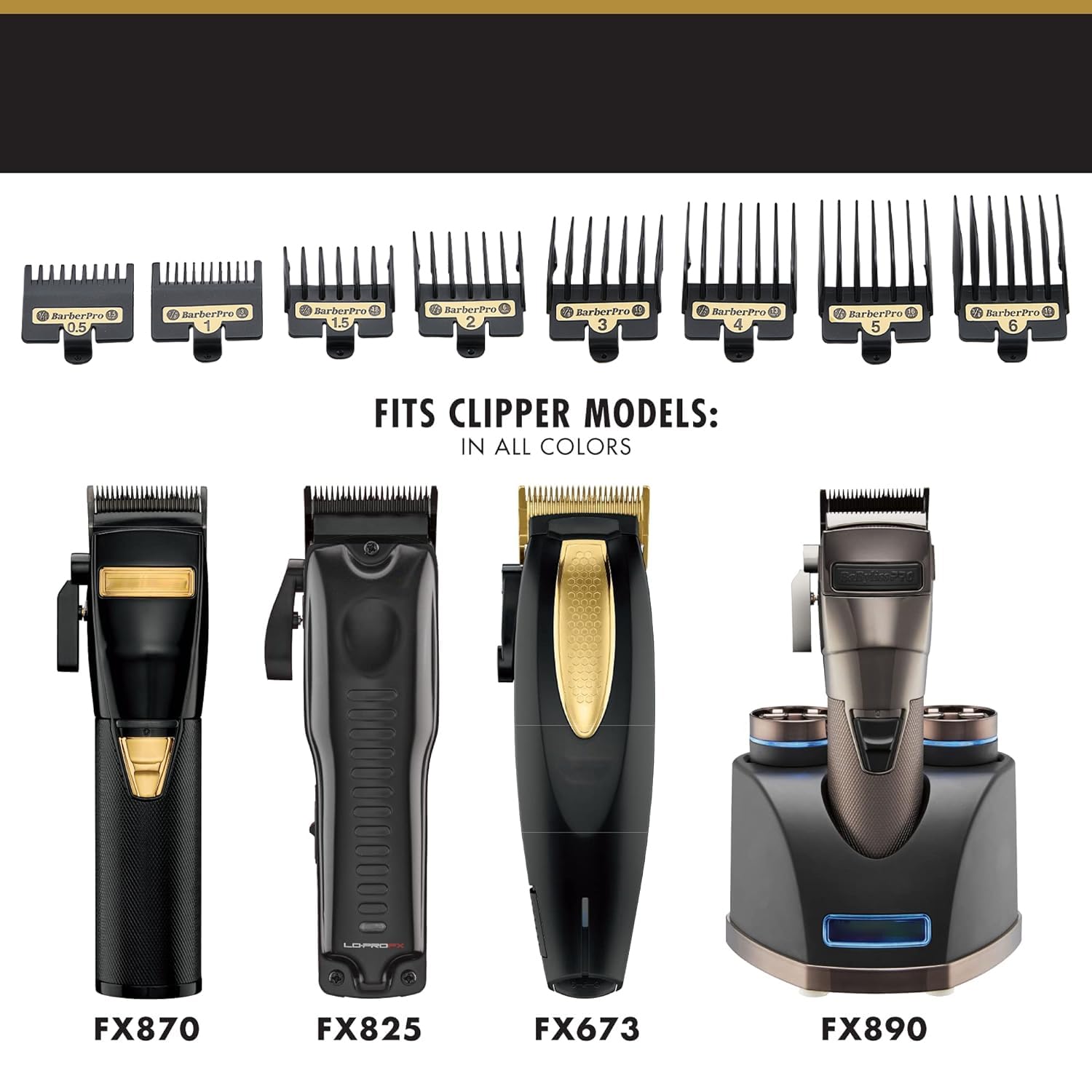 Amazon.com: 8PCS Clipper Guards for BaBylissPRO Barberology FX870