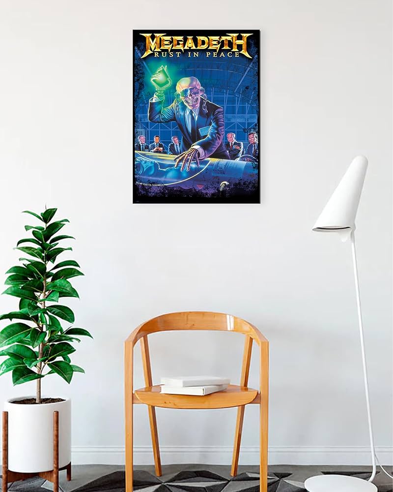 Amazon.co.jp: 公式ライセンス メガデス - Rust In Peace 24 x 36