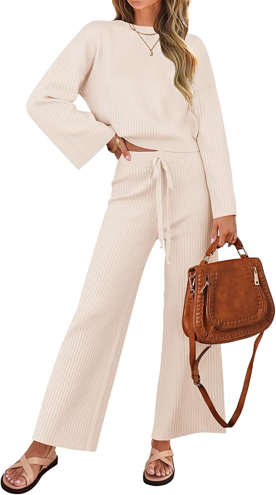 Amazon.com: ZESICA Women's 2 Piece Outfits Set 2026 Casual Long