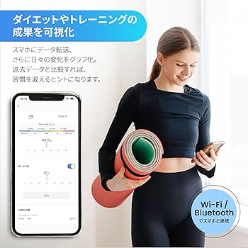 Amazon.co.jp: RENPHO Elis Go - ミニスマート体組成計 レンフォ 体重