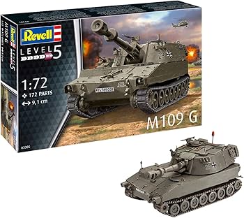Amazon | ドイツレベル(Revell) 1/72 ドイツ連邦軍 M109G 自走榴弾砲