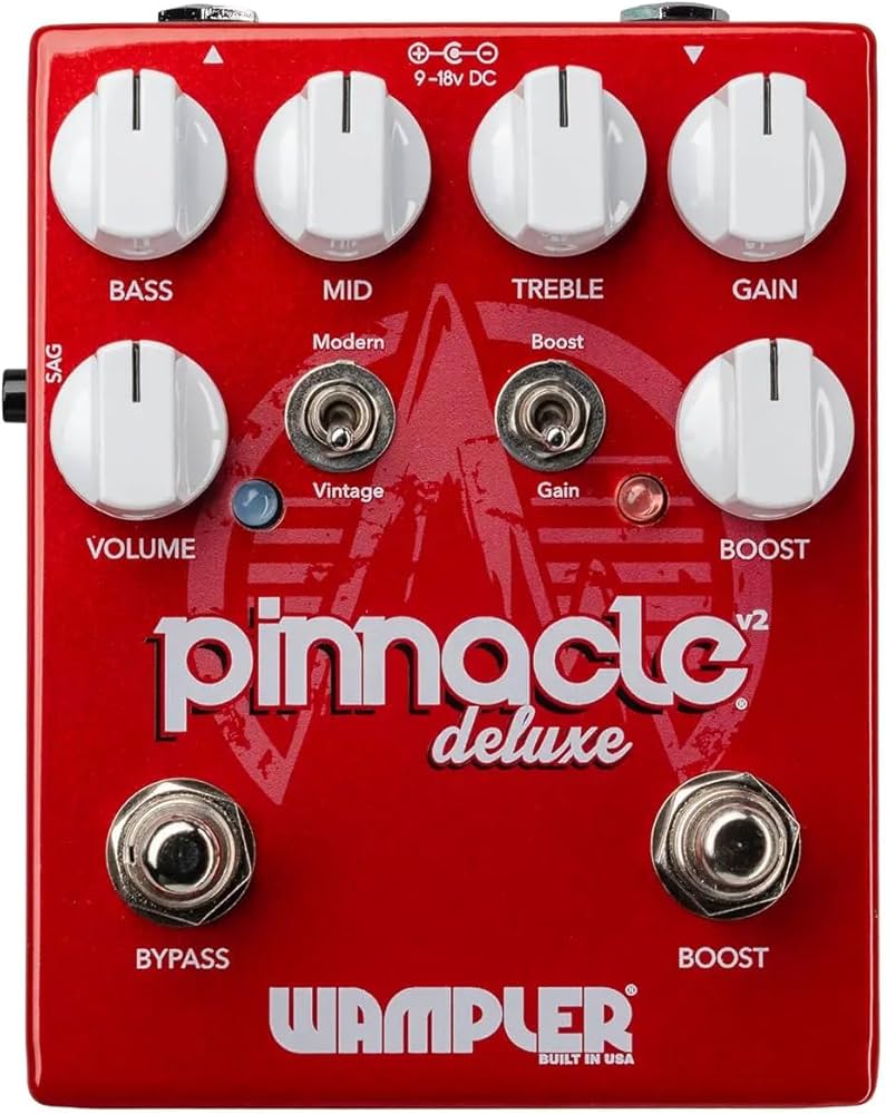 Amazon.com: Wampler Pinnacle Deluxe V2 Distortion Guitar Effects