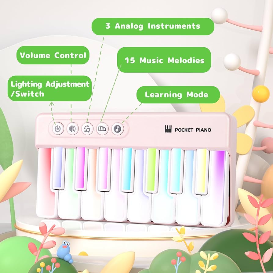 Amazon.com: Mini Piano Keyboard for Toddlers, Baby Piano Musical
