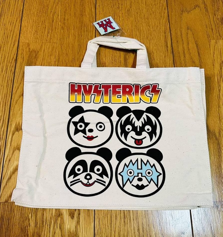 Amazon.co.jp: ヒスミニKISSパンダ トートバッグレッスンバッグ