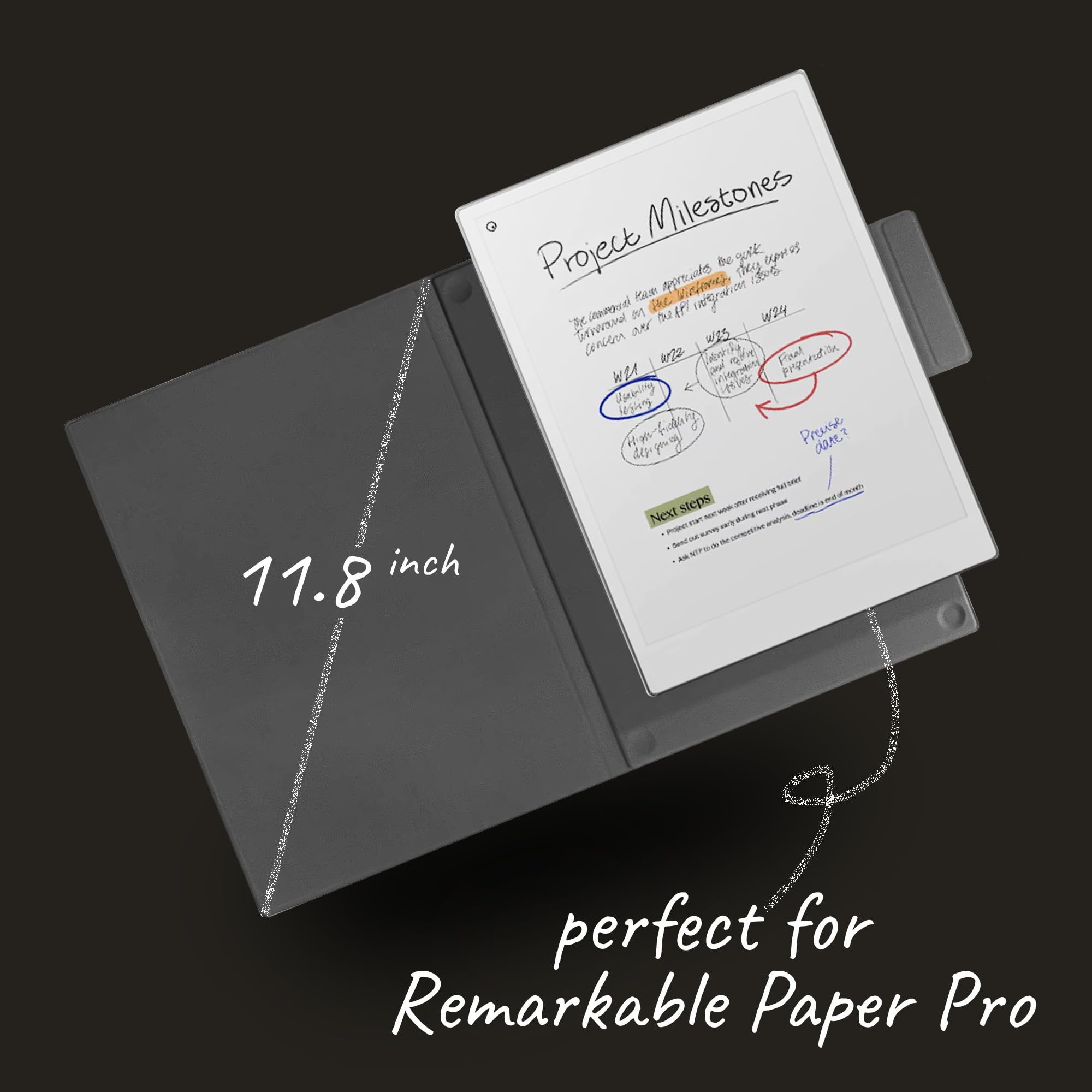 Amazon.co.jp: [2024] Remarkable Paper Pro ケース 11.8インチ
