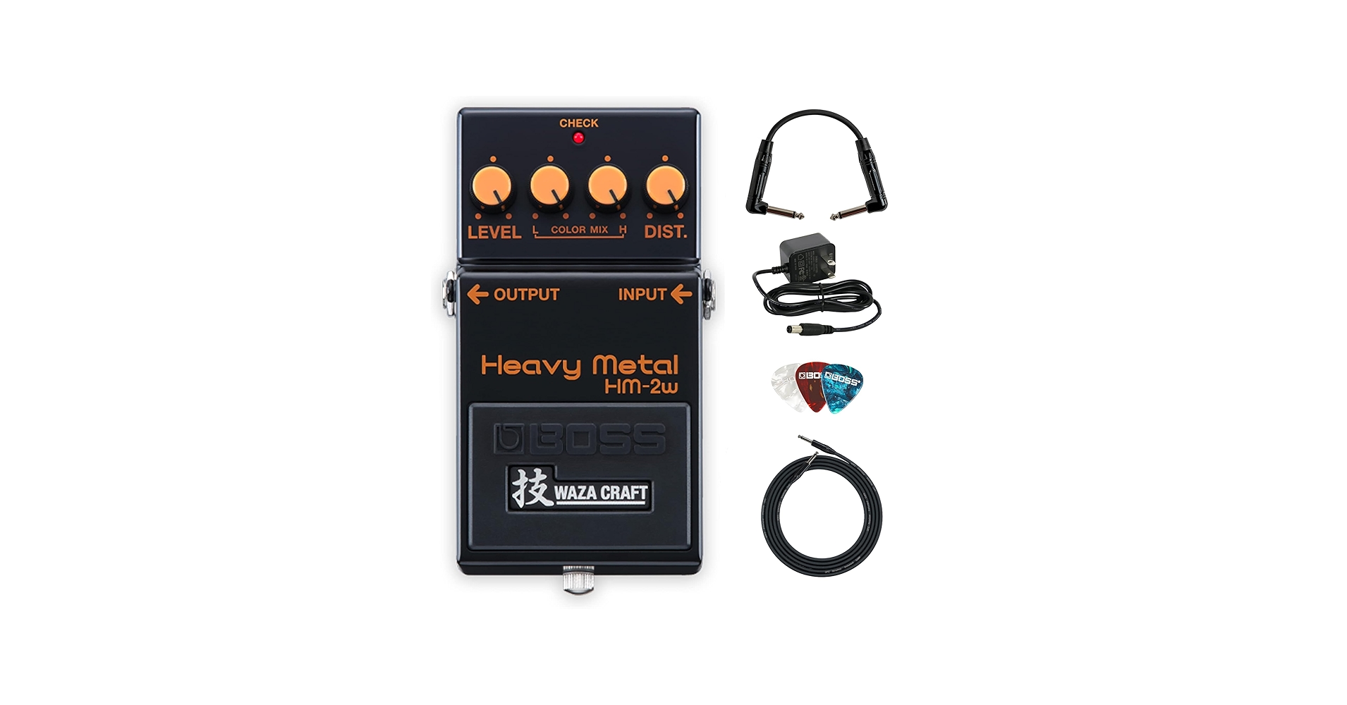 Amazon.com: Boss HM-2W Heavy Metal Distortion Pedal Bundle with