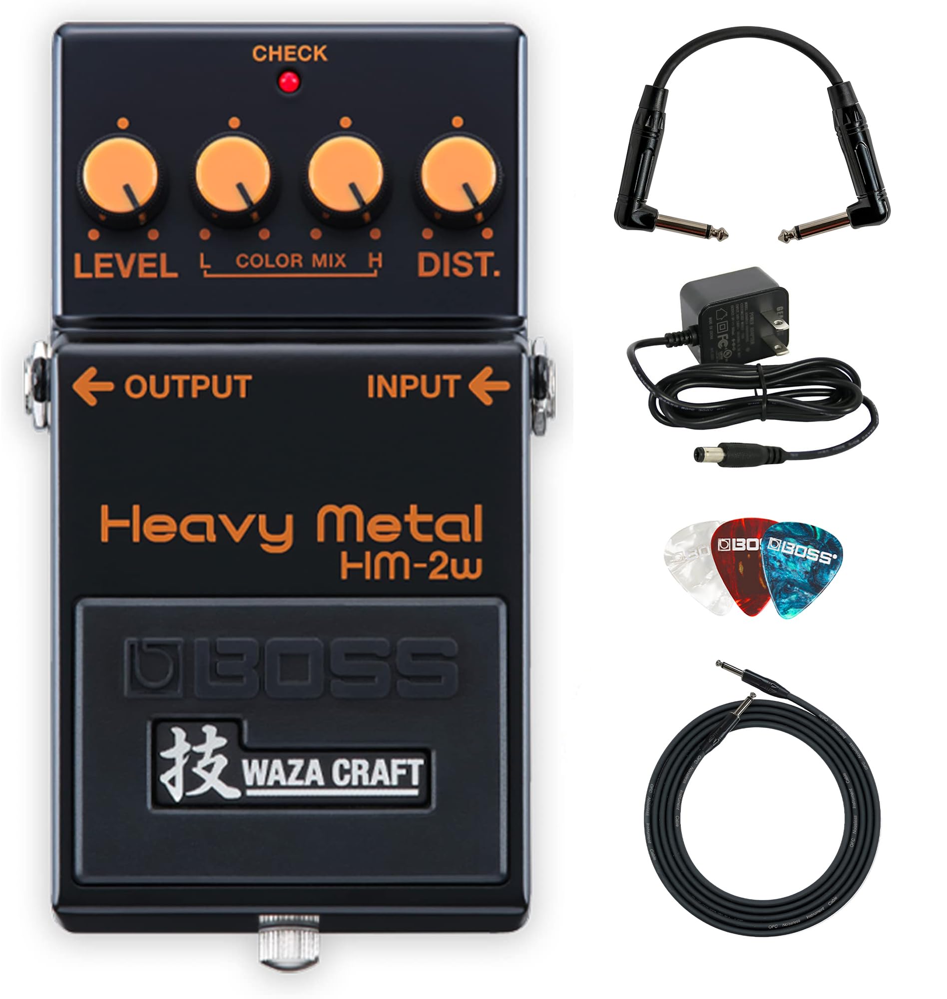 Amazon.com: Boss HM-2W Heavy Metal Distortion Pedal Bundle with
