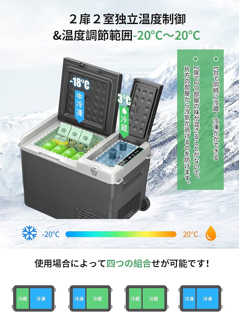 Amazon.co.jp: F40C4TMP 車載冷蔵庫 WD28L 40L (40L) : 車＆バイク