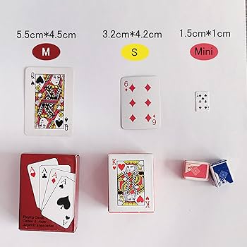 Amazon.co.jp: DY.2ten 54枚 トランプ ミニトランプ 5.5*4.5(cm) 2個