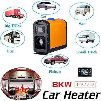 Amazon.co.jp: FFヒーター 2KW/8KW車用ヒーター 軽油 エアヒーター