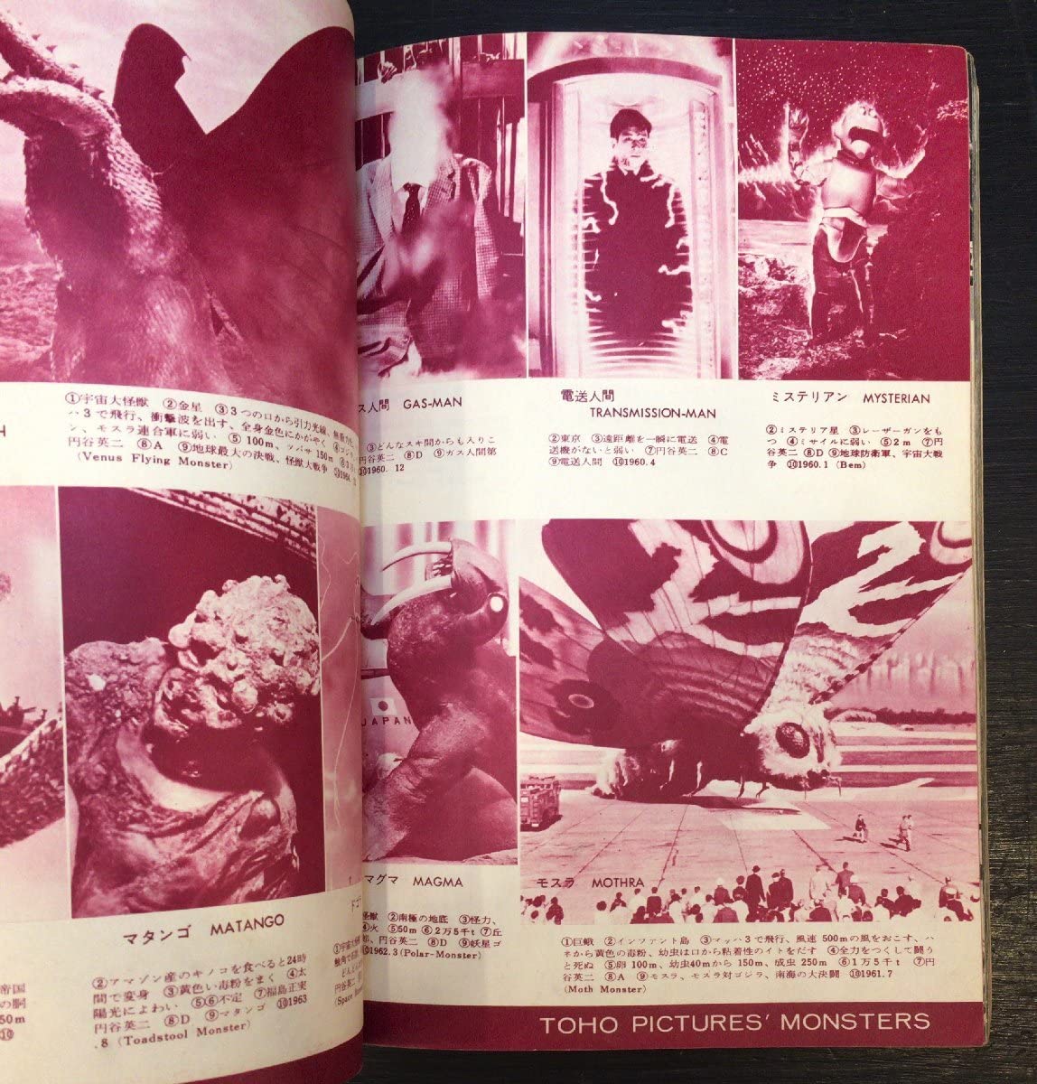 Amazon.co.jp: 『世界怪物怪獣大全集 大伴昌司』キネマ旬報 昭和42年