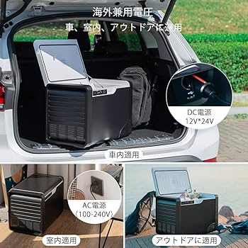 Amazon.co.jp: bamboosang 車載冷蔵庫 冷蔵庫 小型 冷凍庫：急速冷凍
