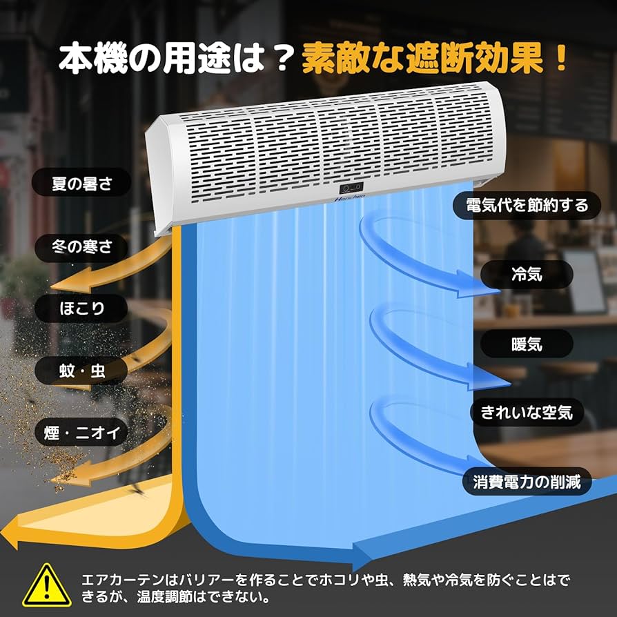 Amazon.co.jp: Hanchen エアーカーテン 換気扇 サーキュレーター