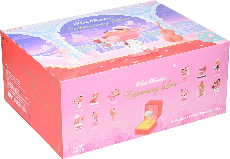 Amazon | POPMART ピンクパンサー ラブ シリーズ PVC&ABS製