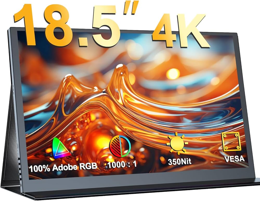 Amazon.co.jp: EVICIV QLED モバイルモニター 18.5インチ 4K 人気