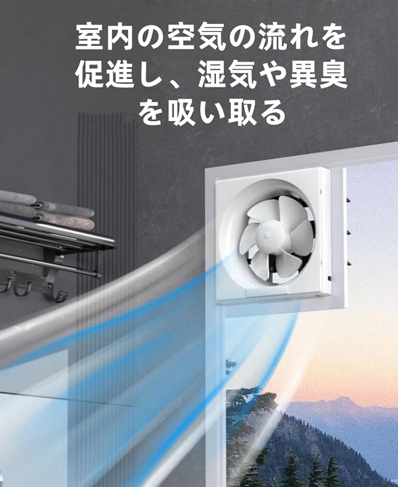 Amazon.co.jp: 換気扇 30cm 壁掛け換気扇 大風量 パワフル 有圧換気扇