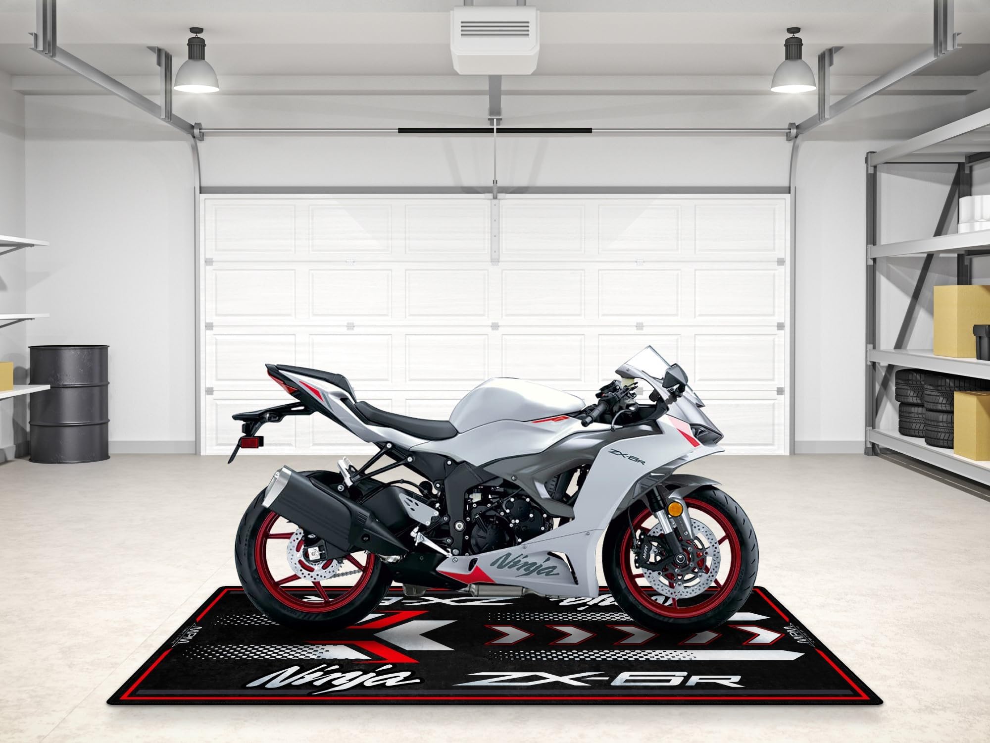 Amazon.com: wibeart MPM Motorcycle Mat for ZX-6R Washable Non