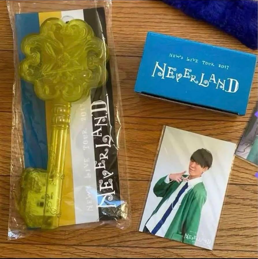 Amazon.co.jp: NEWS NEVERLAND ペンライト キートレー フォトセット