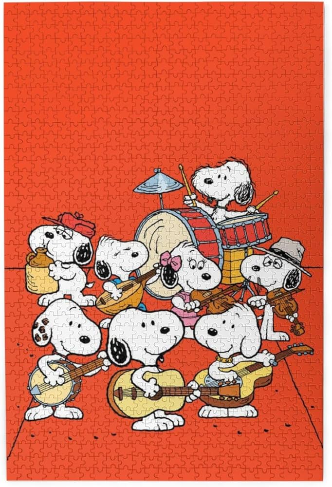 Amazon.co.jp: スヌーピー(3) アニメ ジグソーパズル 木製 1000ピース