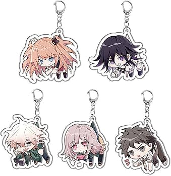 Amazon.co.jp: ダンガンロンパ キーホルダー 5個セット アクリル