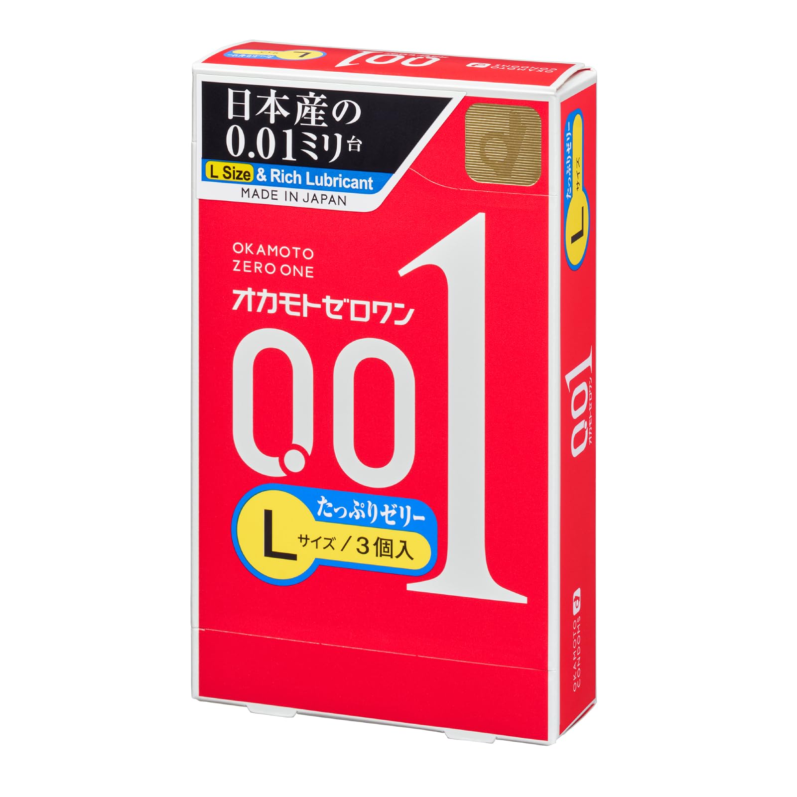 Amazon.co.jp: オカモトコンドームズ オカモト ゼロワン 0.01ミリ L