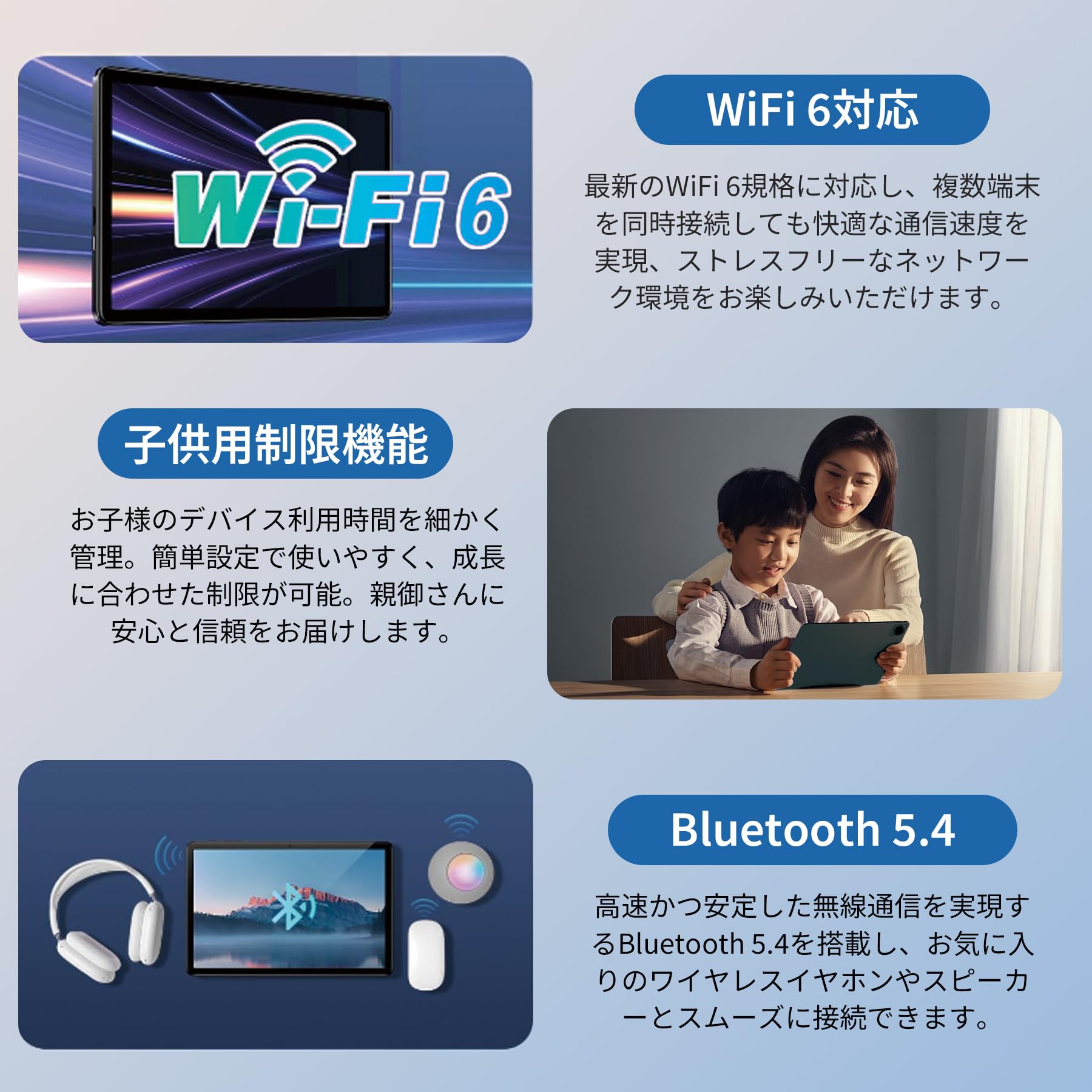 Amazon.co.jp: Tablet 10-inch Wi-Fi model 【24GB+128GB+1TB-TF