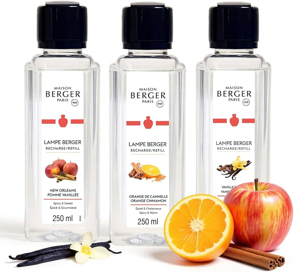 Amazon.com: MAISON BERGER Lampe Berger Fragrance Trio Refill for