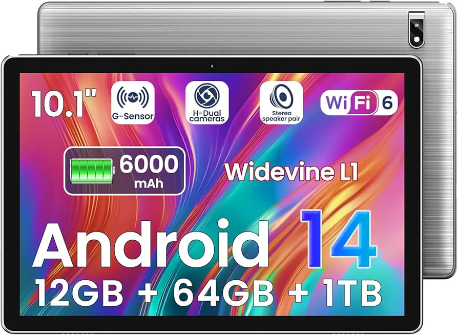 Amazon.com : TPZ Tablet, 10.1 inch, Android 14 Tablets, Octa-Core