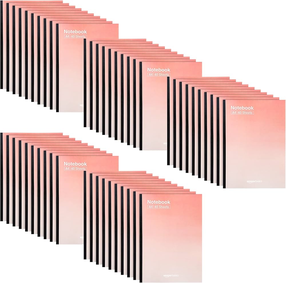 Amazon.co.jp: Amazonベーシック ノート オリジナル A4 A罫(7mm)40枚