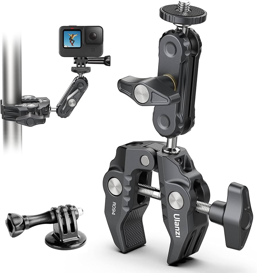 Amazon | Ulanzi スーパークランプ 360°回転 角度調整 カメラ