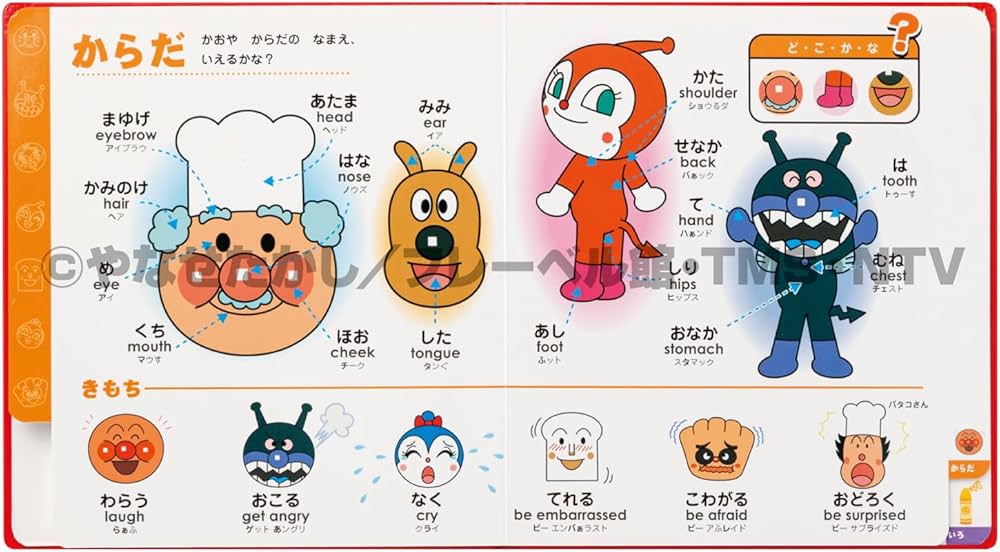 Amazon.com: Anpanman's First Exciting Words Picture Book