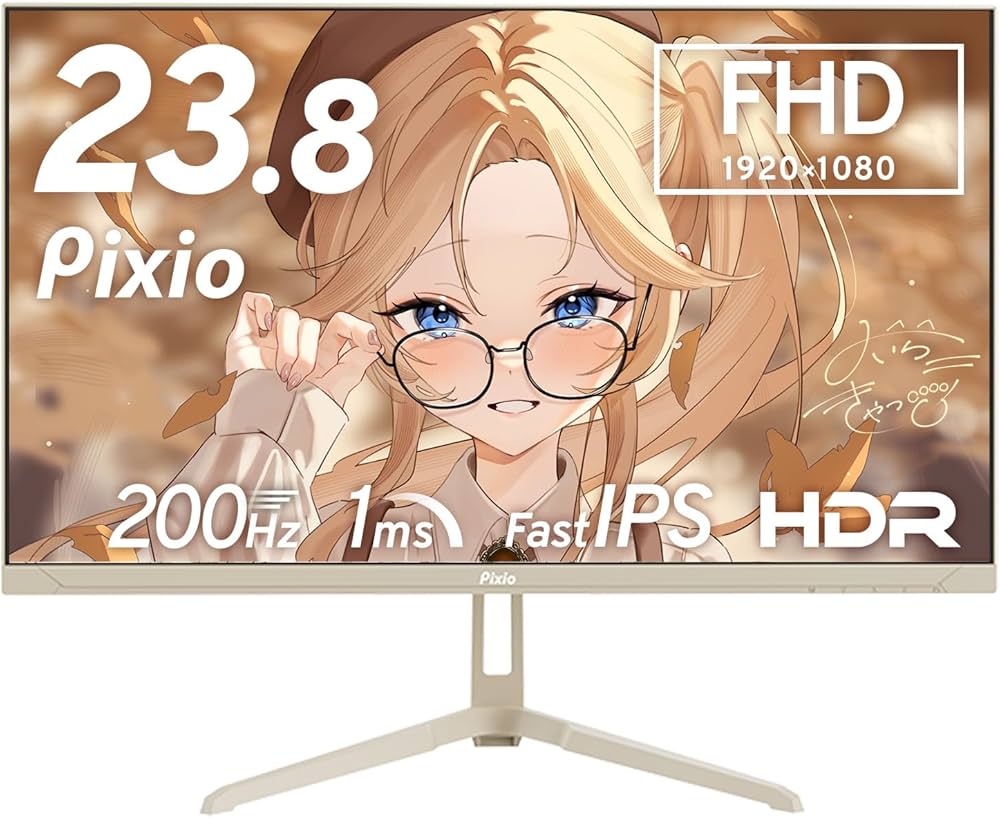 Amazon.co.jp: Pixio PX248 Wave Gaming Monitor, 23.8
