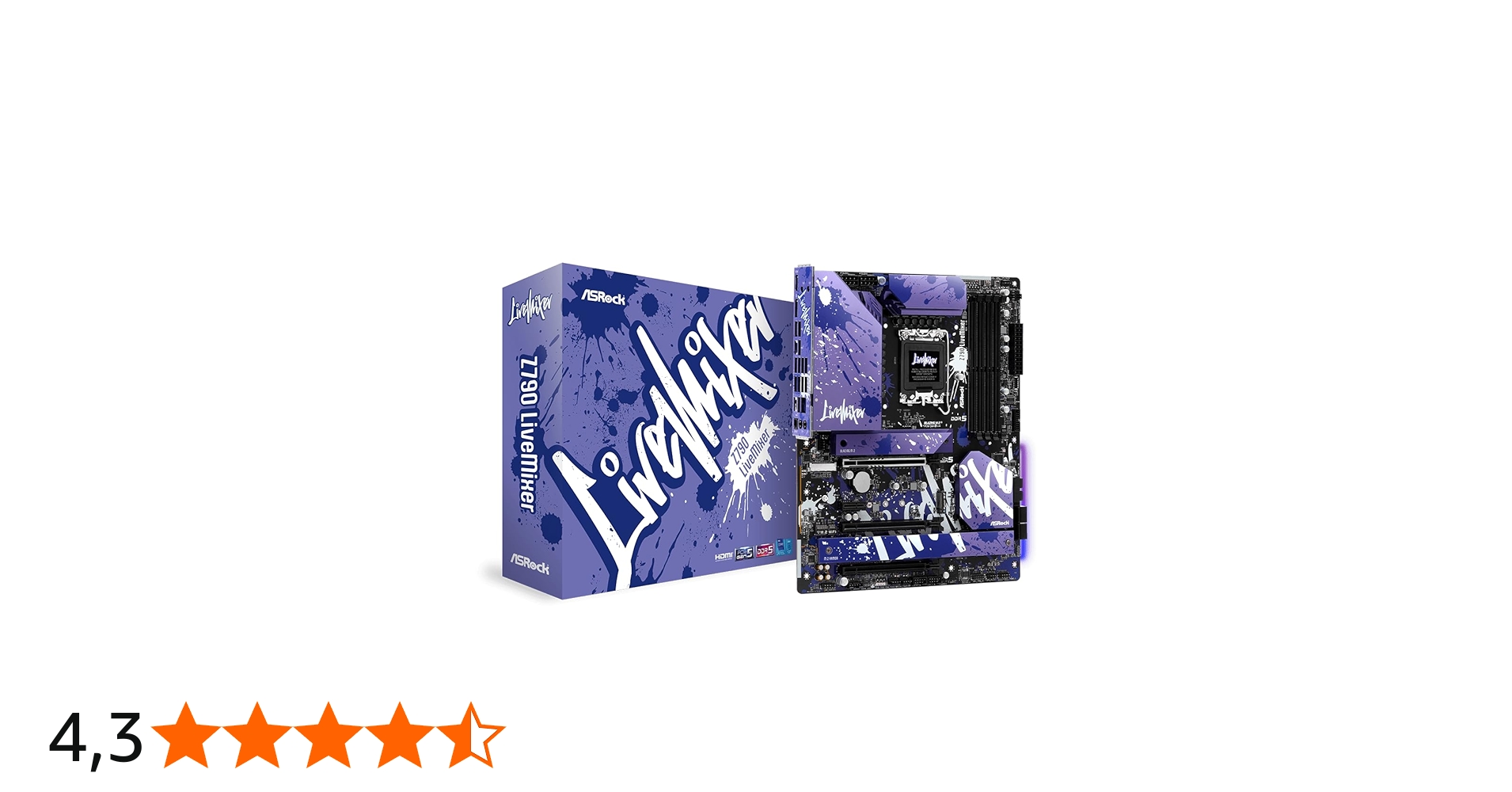 Placa Mãe AsRock Z790 LiveMixer (LGA 1700/4xDDR5/HDMI/DisplayPort