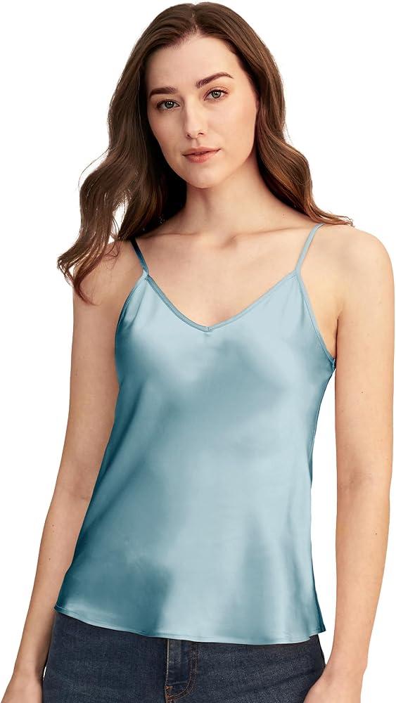 LilySilk Womens Silk Camisole 100% Mulberry Silk Basic Tank Tops