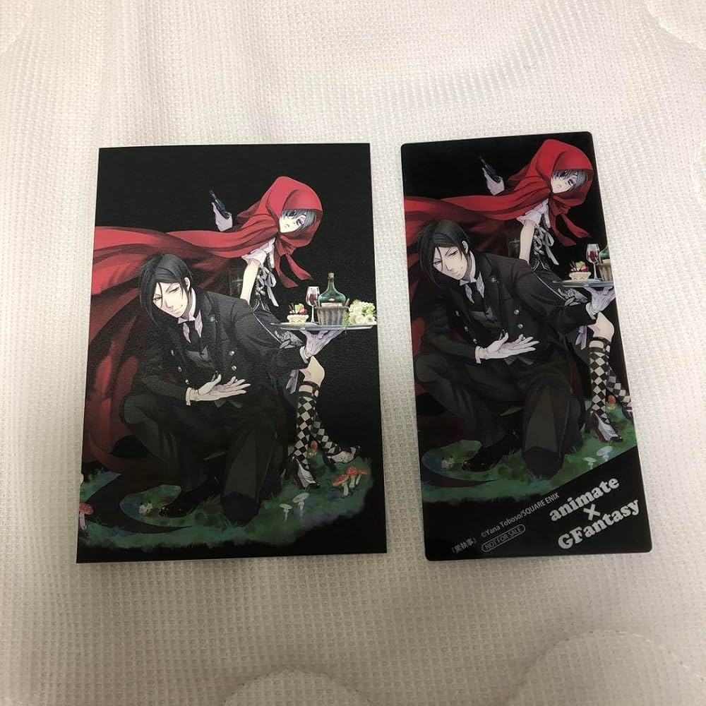 Amazon | 黒執事 赤ずきん ポストカード＆クリアしおり | ポストカード