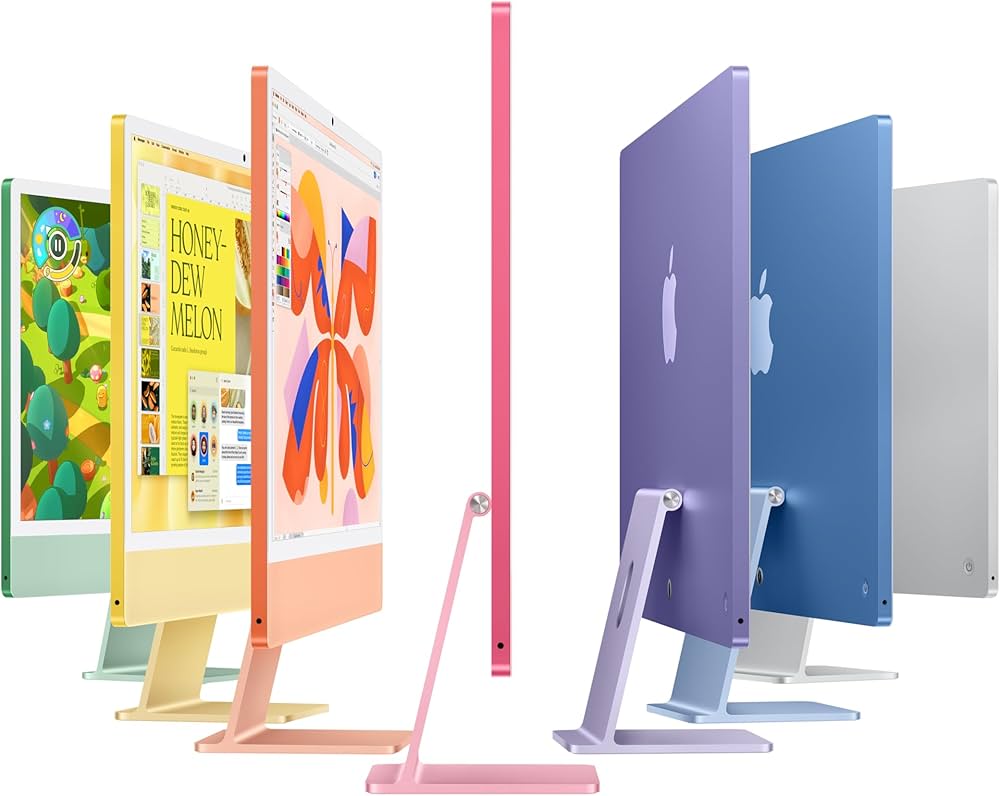 Apple 2024 iMac All-in-One Desktop Computer with M4 chip with 10