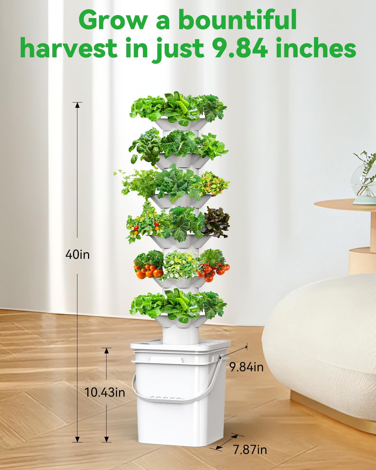 Amazon.com : sjzxuv Vertical Hydroponics Growing System Kit