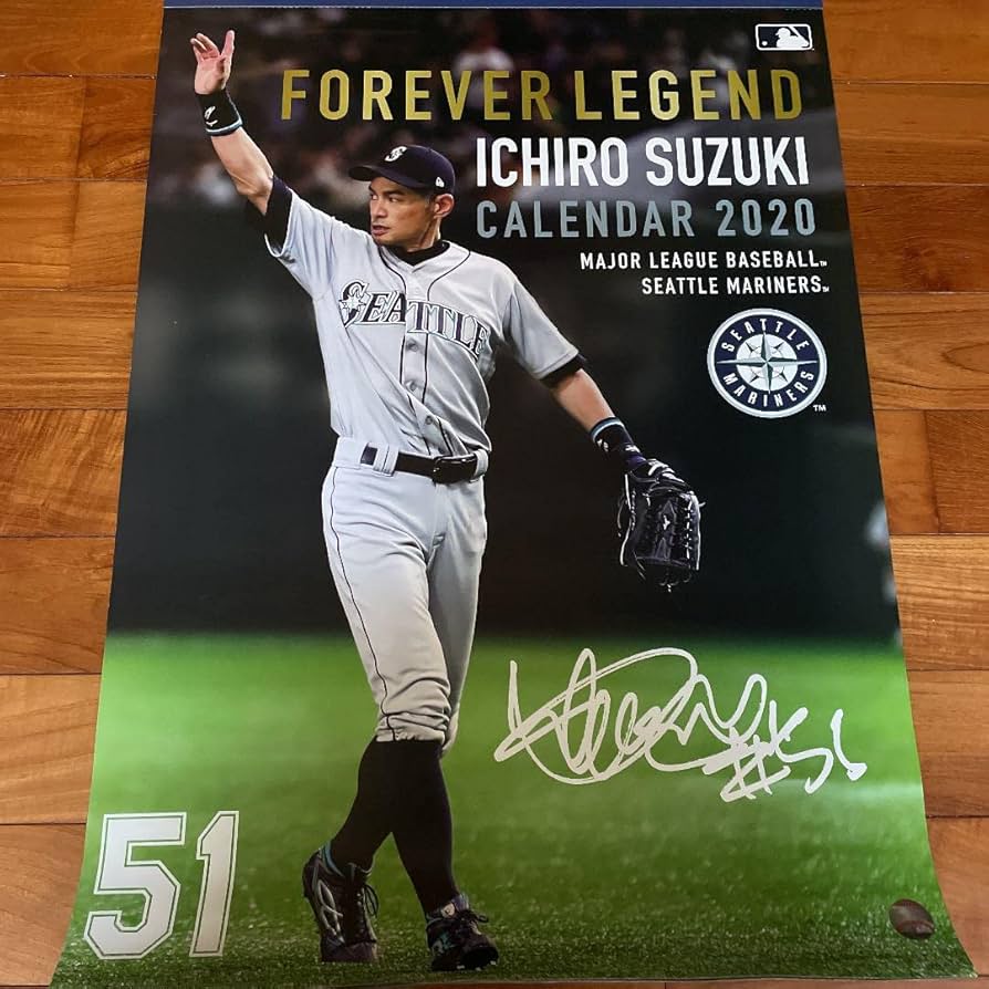 Amazon.co.jp: イチロー イチロー選手 カレンダー 2020 FOREVER LEGEND