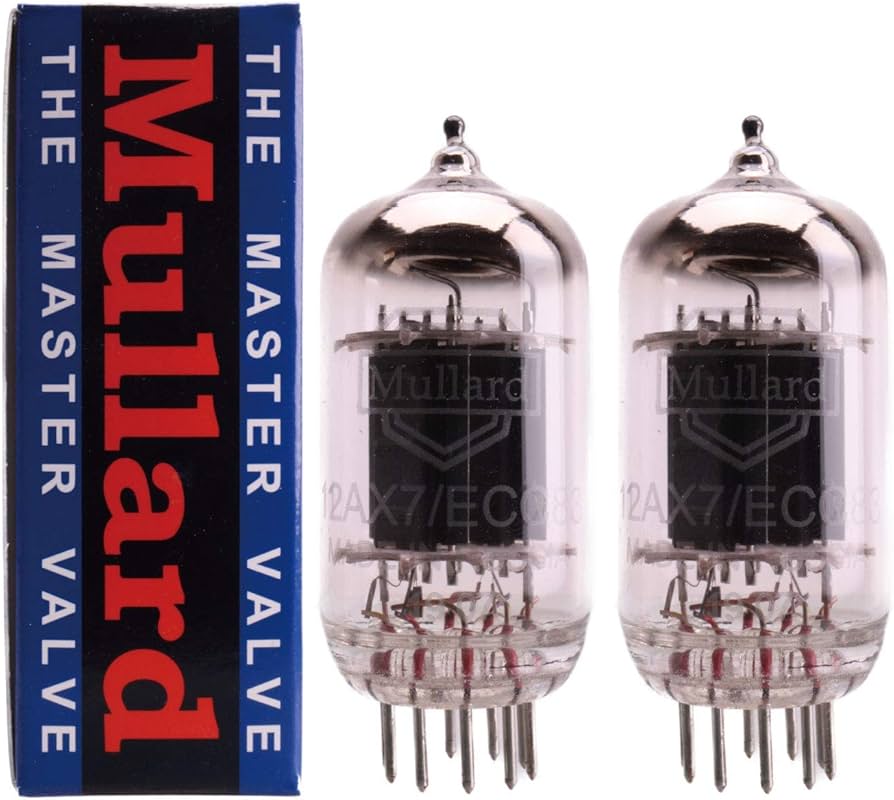 Amazon | 12AX7/ECC83 Mullard ムラード 2本マッチ 真空管PX19【1年