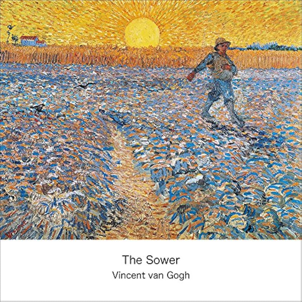 Amazon.co.jp: フィンセント・ファン・ゴッホ『 種まく人 』の木枠付き