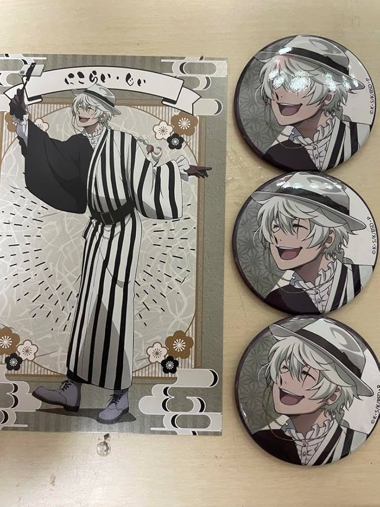 Amazon.co.jp: 文豪ストレイドッグス ニコライ ゴーゴリ 散策 缶バッジ