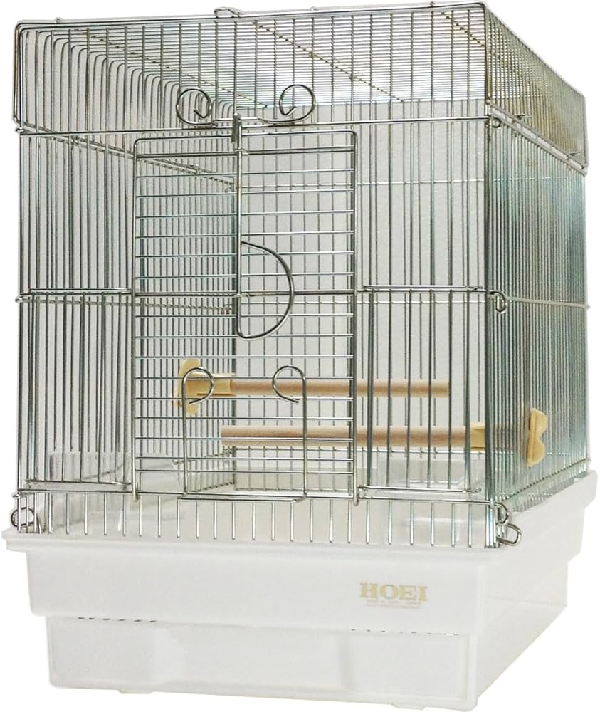 Amazon | ホーエイ 21手のり ホワイト | ホーエイ | 鳥かご・ケージ 通販