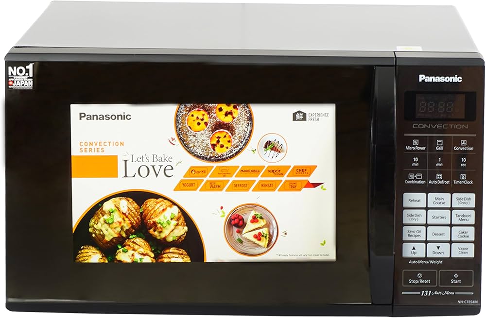 Panasonic Nn-Ct654Mfeg 27L Convection Microwave Oven, Silver