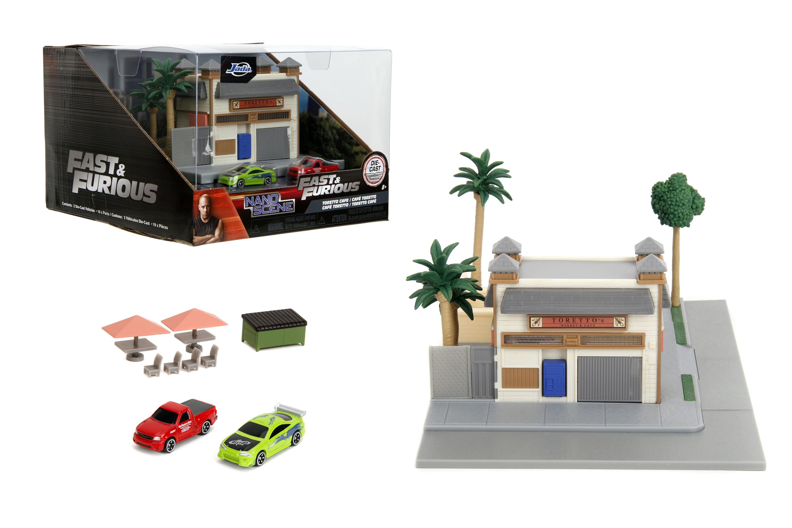Amazon.com: Fast & Furious Toretto's Market & Cafe Nanoscene & 2