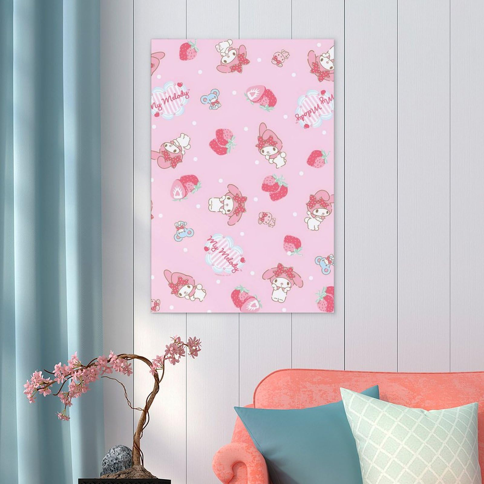 Amazon.co.jp: マイメロディ ポスター 絵画 インテリア 壁紙用 壁紙